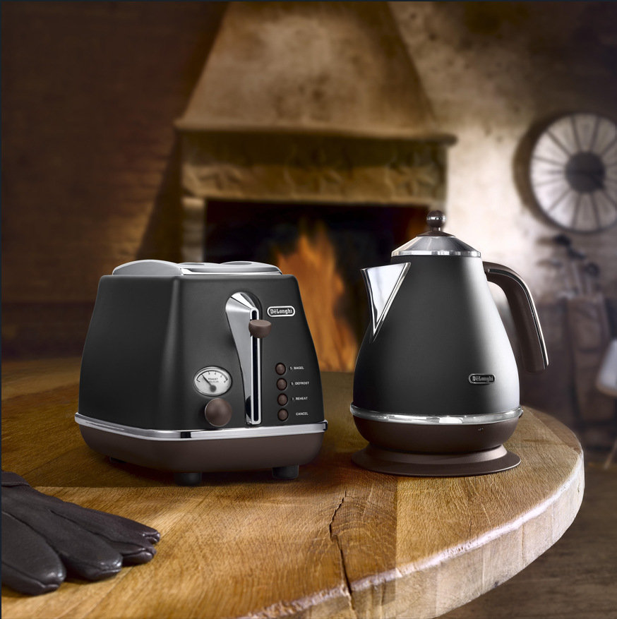Hriankovač De'Longhi Icona Vintage CTOV2103.BK čierny Hriankovač De'Longhi Icona Vintage CTOV 2103.GR dvojštrbinový