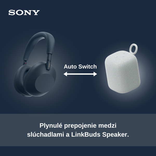 Slúchadlá Sony WH-1000XM6, Noise Cancelling - Prodloužená záruka zdarma po registraci modrá