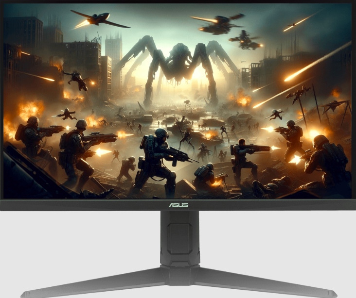 Herný monitor Asus TUF Gaming VG279QML5A čierny Herný monitor Asus TUF Gaming VG279QML5A 27", LED podsvietenie, IPS panel, 0.3ms, 1000: 1, 350cd/m2, 1920 × 1080 Full HD, - čierny