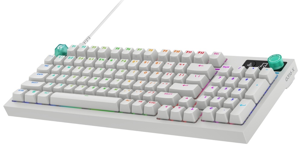 Kompaktná herná klávesnica Logitech G316 X 98 s RGB podsvietením