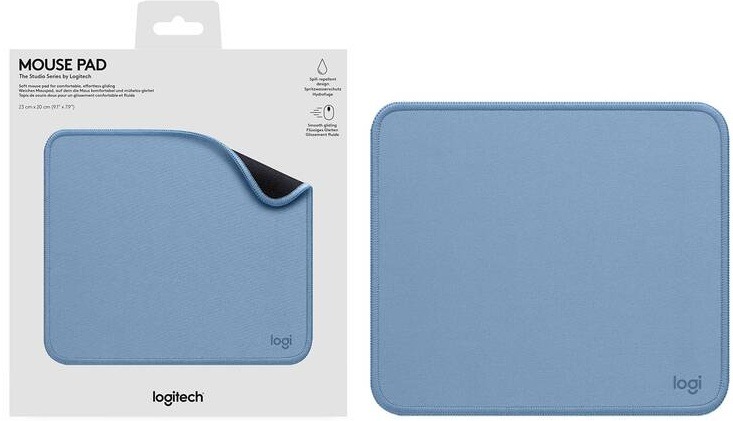 Podložka pod myš Logitech Mouse Pad Studio Series, 20 x 23 cm modrá Podložka pod myš Logitech Mouse Pad Studio Series, 20 x 23 cm modrá