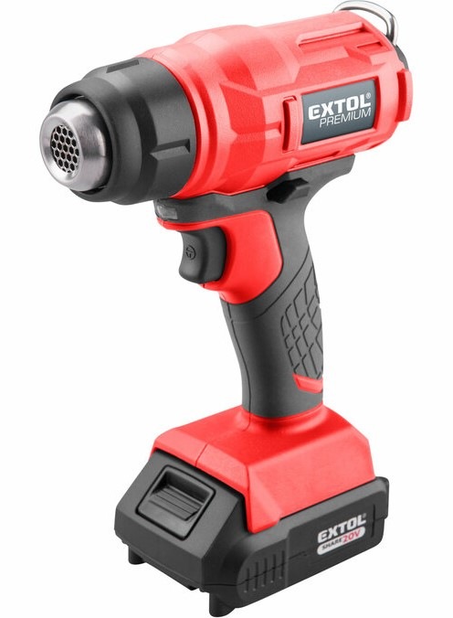 Teplovzdušná pištoľ Extol Premium 8891866 20V Li-ion (s batériou)