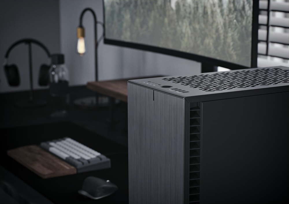 Case FRACTAL DESIGN Define 7 Nano Tempered Glass Light Tint čierna Fractal Design Define 7 Nano Tempred Glass Tint