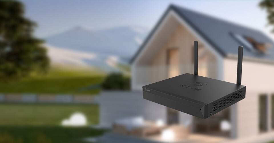 Záznamové zariadenia EZVIZ NVR WiFi X5S-8CH bez disku čierne Záznamové zariadenia EZVIZ NVR WiFi X5S-8CH bez disku čierne