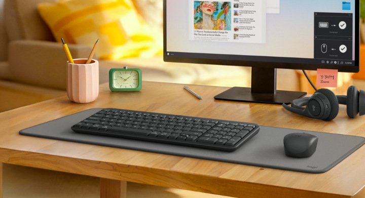 Klávesnica Logitech K250 CZ/SK - grafitová