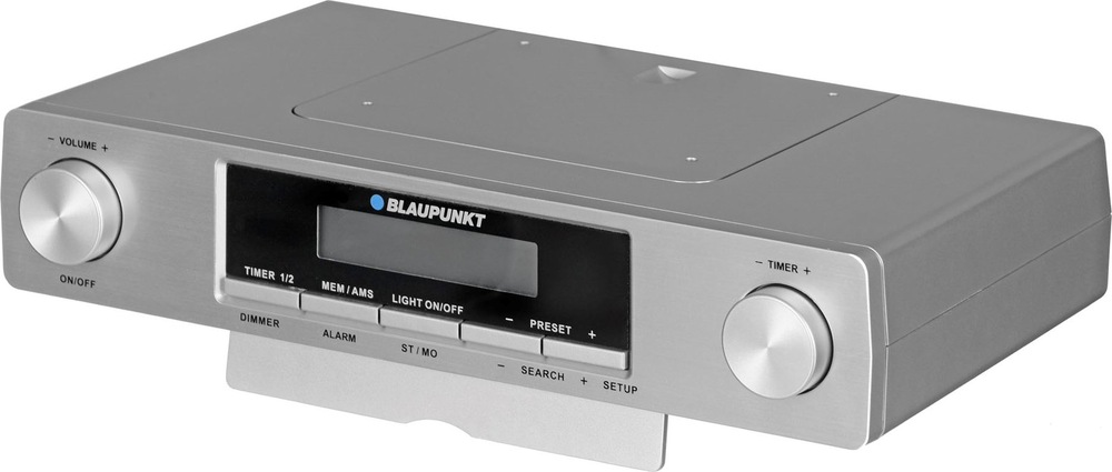 Rádioprijímač Blaupunkt KR12SL strieborný Kuchynské rádio Blaupunkt KR12SL, strieborné