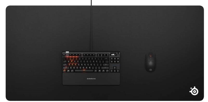 Podložka pod klávesnicu a myš SteelSeries QcK 3XL 122x59 cm čierna Podložka pod klávesnicu a myš SteelSeries QcK 3XL 122x59 cm čierna