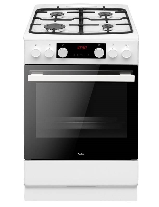 Kombinovaný sporák Amica SPS 111 STW biely