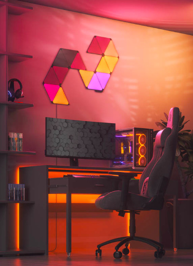 LED svetlo Nanoleaf Shapes Ultra Black Triangles Expansion Pack 3 ks LED svetlo Nanoleaf Shapes Ultra Black Triangles Expansion Pack 3 ks