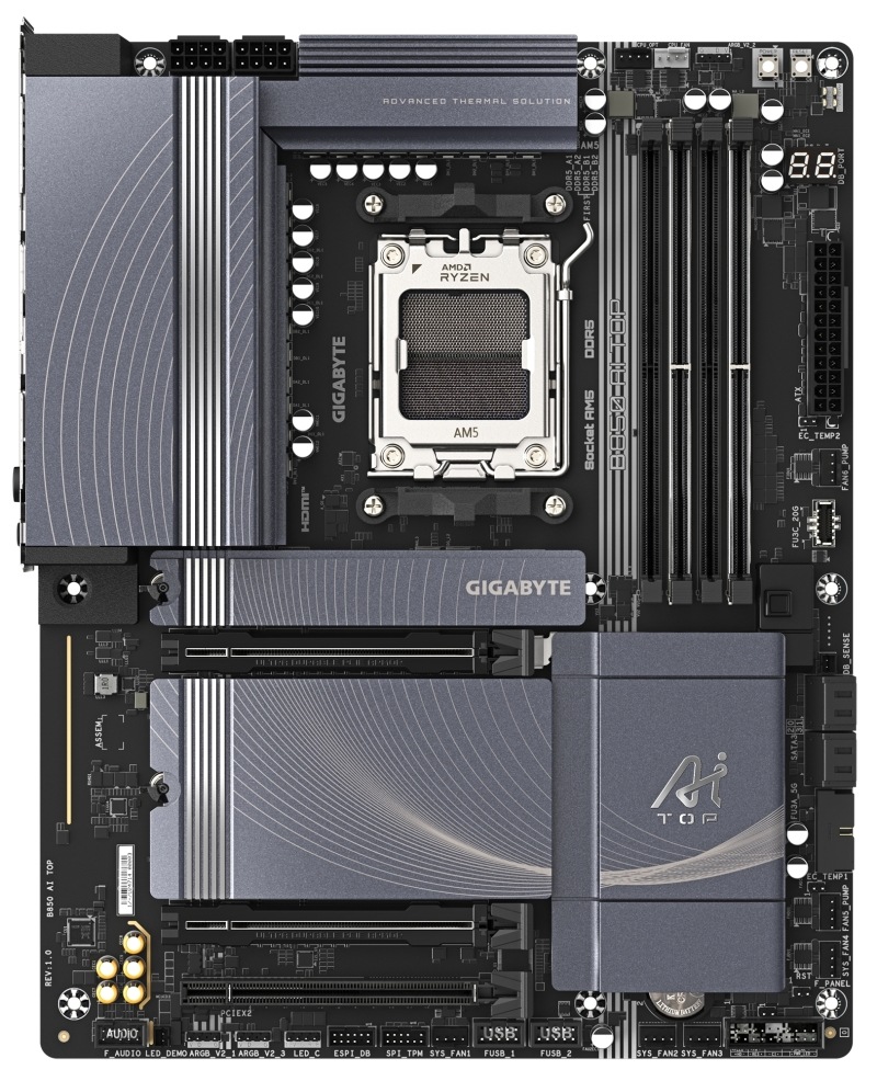 Základná doska GIGABYTE B850 AI TOP Základná doska GIGABYTE B850 AI TOP
