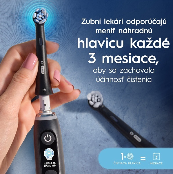 Náhradné hlavice Oral-B iO Ultimate Clean Black XXL Pack (8 ks) čierna Náhradné hlavice Oral-B iO Ultimate Clean Black XXL Pack (8 ks) čierna