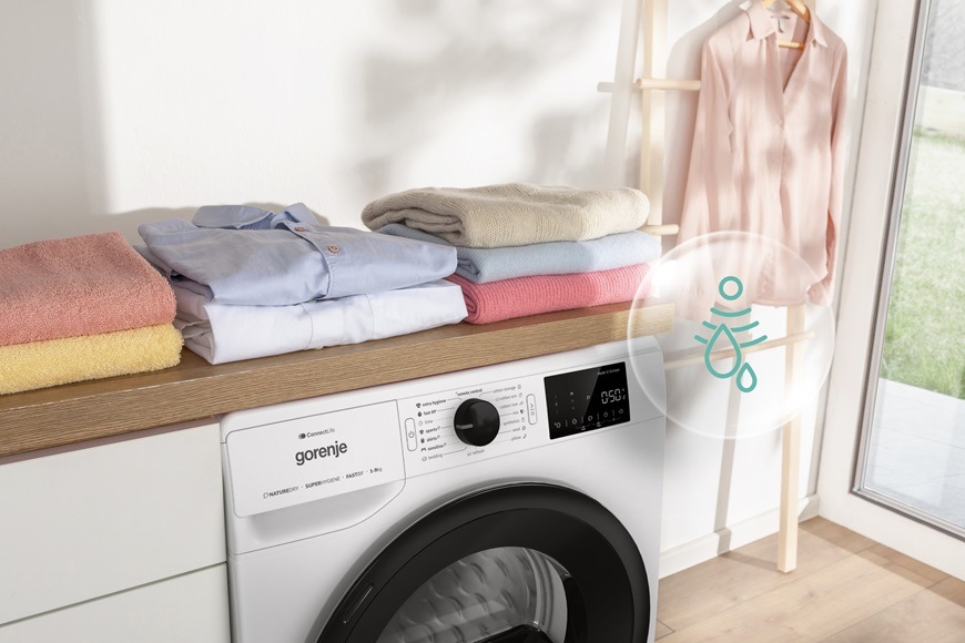Sušička bielizne Gorenje D2PNE83GNLW/CZ biela Sušička prádla Gorenje D2PNE83GNLWCZ, biela, senzor sušenia