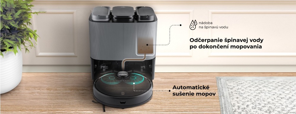 Robotický vysávač ETA Aquilo PRO 7243 90000 čierny Robotický vysávač ETA Aquilo PRO 7243 90000 čierny