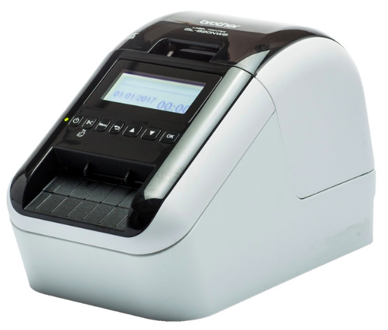 Tlačiareň štítkov Brother QL-820NWB Tlačiareň štítkov Brother QL-820NWB Bluetooth, ethernet, USB 2.0, Wi-Fi