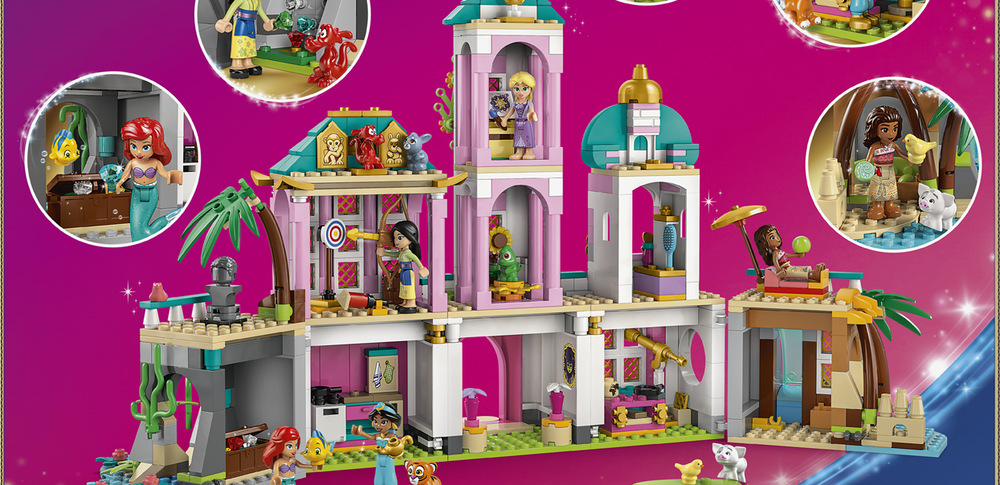 Stavanie hradu z 787 dielikov uľahčuje aplikácia LEGO Builder a hotový model ozdobí detskú izbu.