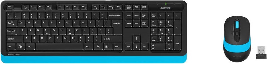 Klávesnica s myšou A4Tech FG1010 FSTYLER čierna/modrá A4Tech FG1010 FSTYLER