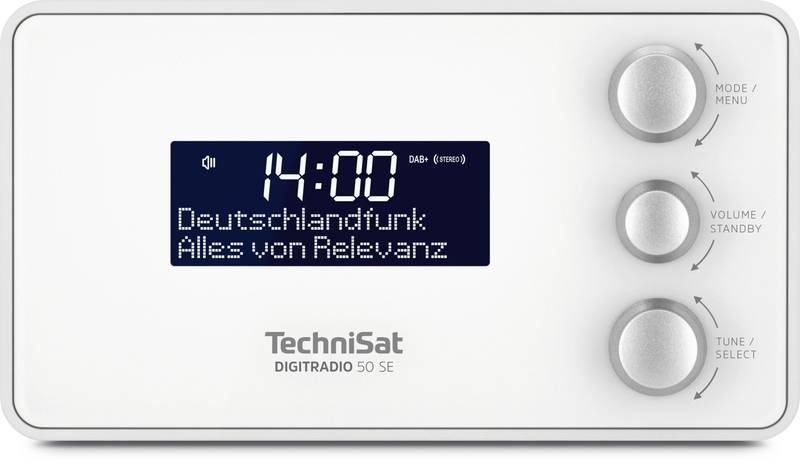 Rádiobudík Technisat DigitRadio 50SE biely TechniSat DIGITRADIO 50 SE