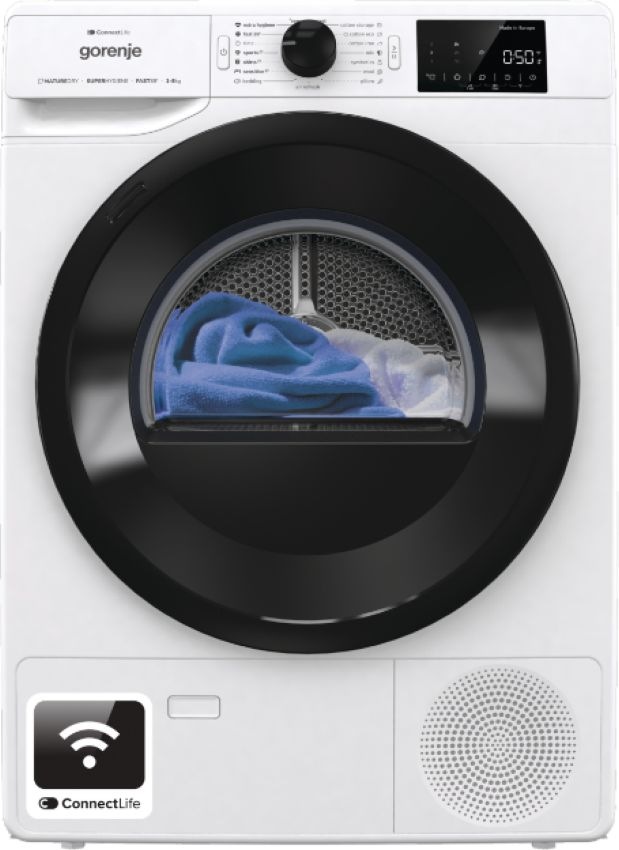 Sušička bielizne Gorenje Essential DPNE83/GNLWIFI biela