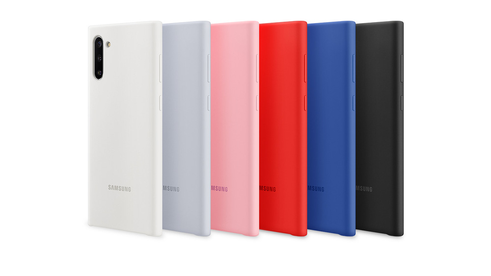 Kryt na mobil Samsung Silicon Cover na Galaxy Note10 čierny Kryt na mobil Samsung Silicon Cover na Galaxy Note10 čierny