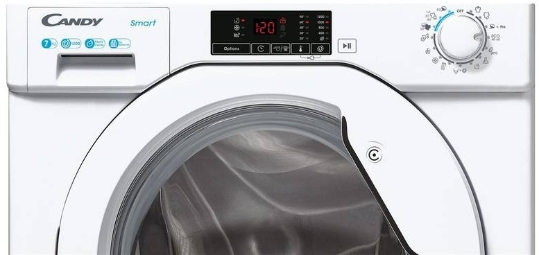 Vstavaná práčka Candy CBW 27D1E-S biela Vstavaná práčka Candy CBW 27D1E-S biela