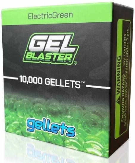 Guličky Gel Blaster Inc. Gellets - Electric Green 10k