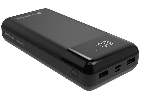 Powerbanka GoGEN PB300001B, čierna