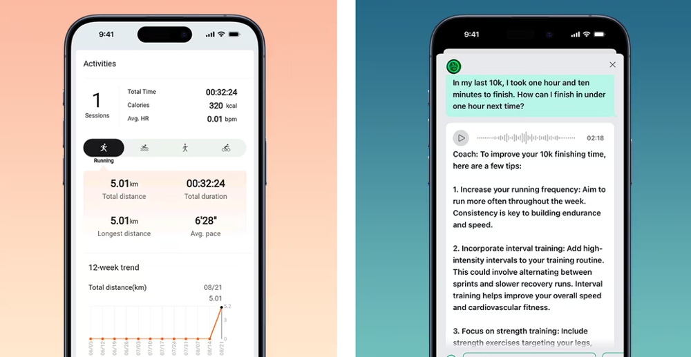 Inteligentné hodinky Amazfit Active fialové