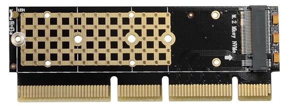 Radič Axagon PCEM2-1U - M.2 NVMe M-key slot