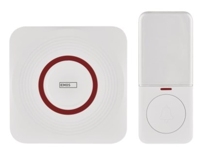 Zvonček bezdrôtový EMOS GoSmart P5735WS biely