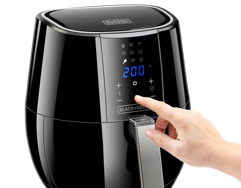 Fritéza teplovzdušná Black+Decker BXAF3500E čierna