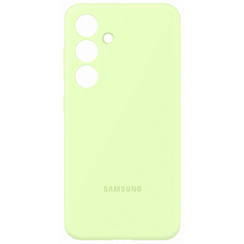 Kryt na mobil Samsung Silicone na Galaxy S24 zelený