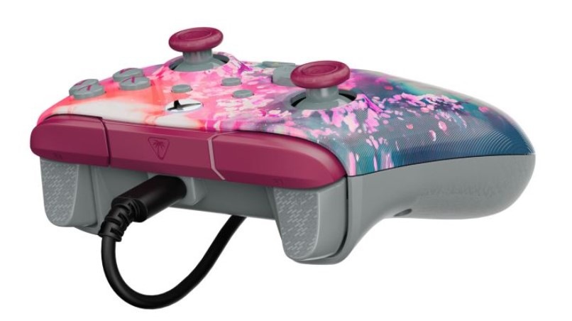 Gamepad Turtle Beach Rematch Advanced Kyoto Bloom - Xbox Series X|S, Xbox One, PC ružový Ružovo šedý gamepad Turtle Beach Rematch Advanced Kyoto Bloom