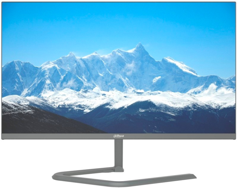 Monitor Dahua LM24-C201P 23,8″ s IPS panelom, Full HD rozlíšením a bezrámčekovým dizajnom v šedej farbe
