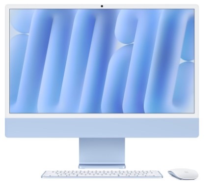 PC all in-one Apple iMac 24" M4 10× CPU 10× GPU, 16 GB, 512 GB - modrý SK