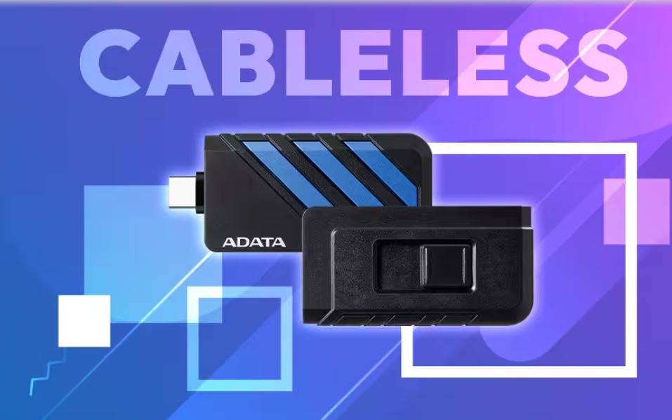 ADATA SC735 má zasúvateľný konektor USB-C, takže nepotrebujete káble