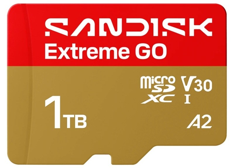 Pamäťová karta SANDISK Micro SDXC Extreme GO 1TB UHS-I U3 (240R/160W) Pamäťová karta SANDISK Extreme GO microSD 1TB