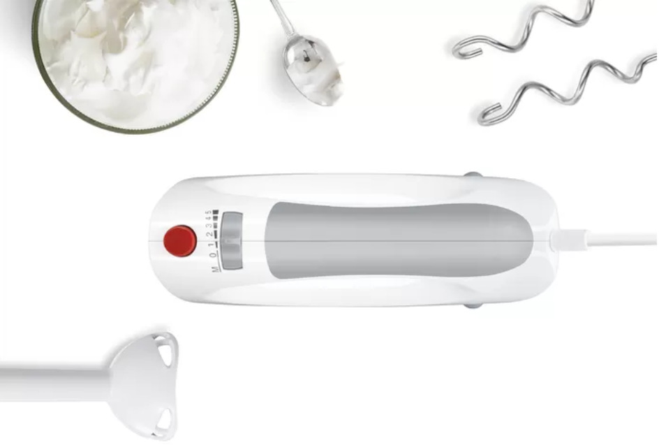 Ručný šľahač Bosch MFQ 3540 sivý/biely Slehací mixér Bosch MFQ3540 a příslušenství