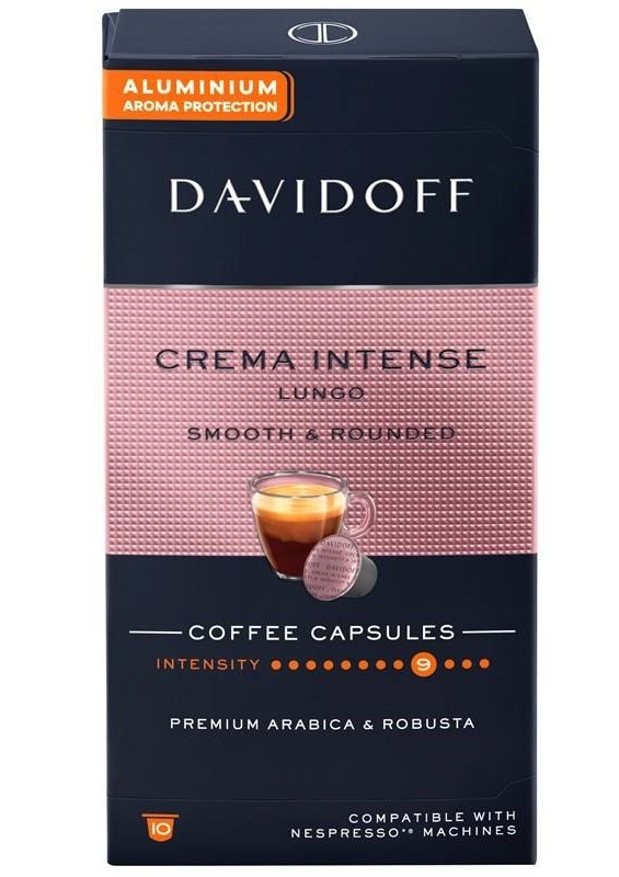 Kapsuly pre espressá Davidoff Café Crema Intense 55 g Lungo (10 ks)