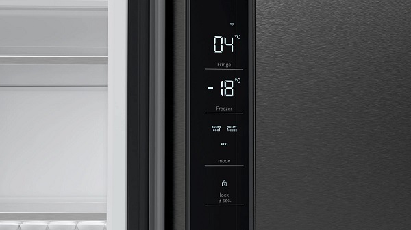 Americká chladnička Bosch Serie 4 KFN96AXEA Home Connect čierna/ocel KFN96AXEA - panel