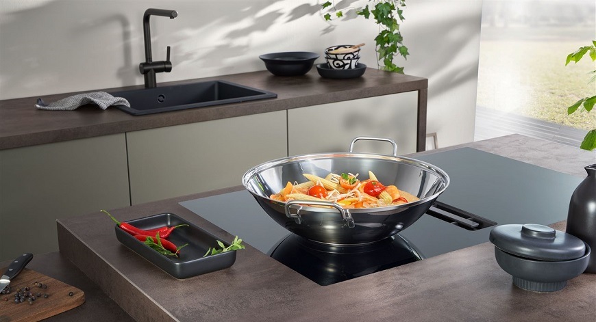 Indukčné varné dosky s odsávaním Siemens iQ300 ED801BS16E zapustitelná do desky čierna SIEED801BS16E_04