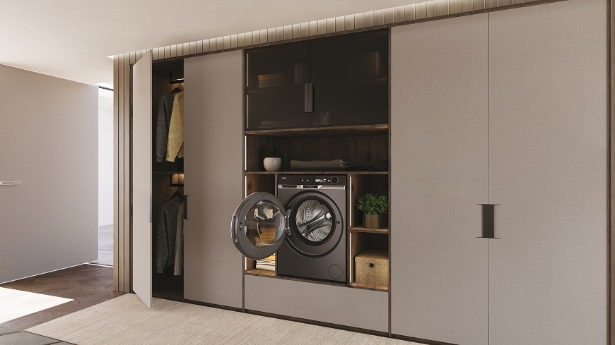 Práčka Haier HW100BD14397PGUS antracitová farba