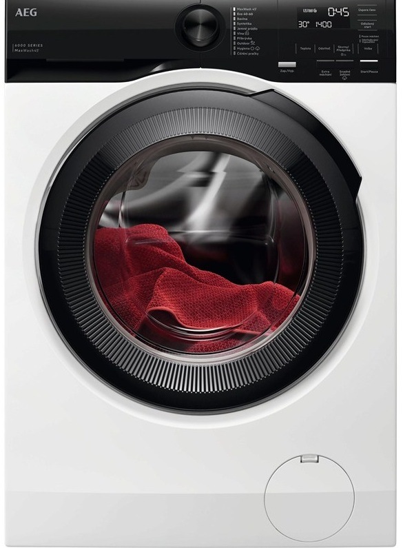 Práčka s predným plnením AEG LFR6G544C 6000 ProSense, biela