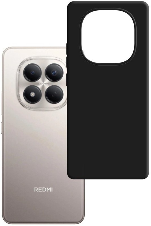 Kryt na mobil 3mk Matt Case na Xiaomi Redmi Note 15 Pre 4G v čiernom dizajne