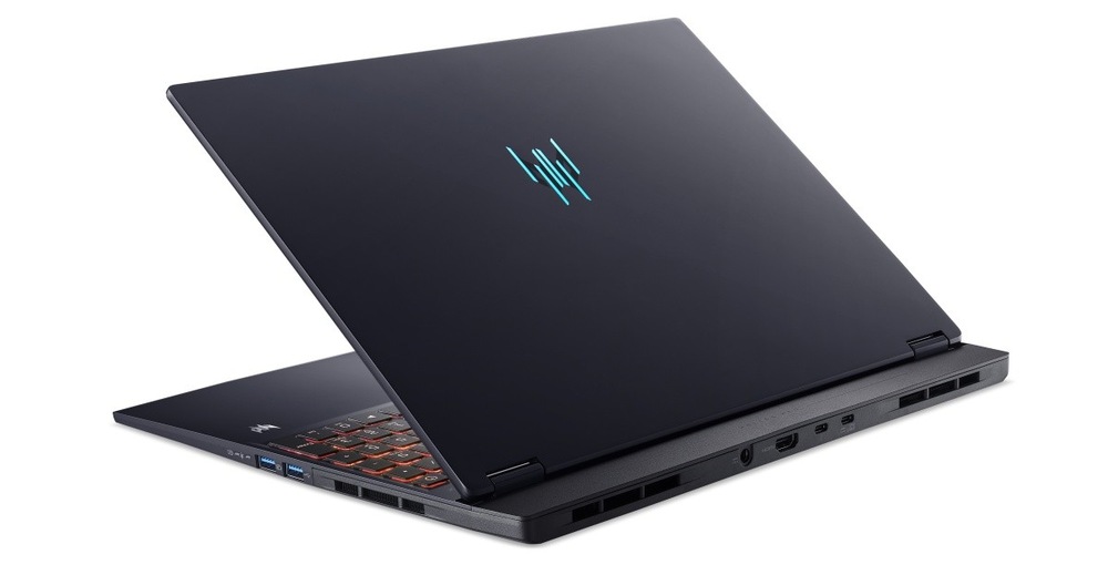 Notebook Acer Predator Helios Neo 16S AI (PHN16S-I51-94NV) čierny Pootvorený notebook Acer Predator Helios Neo 16S AI zozadu