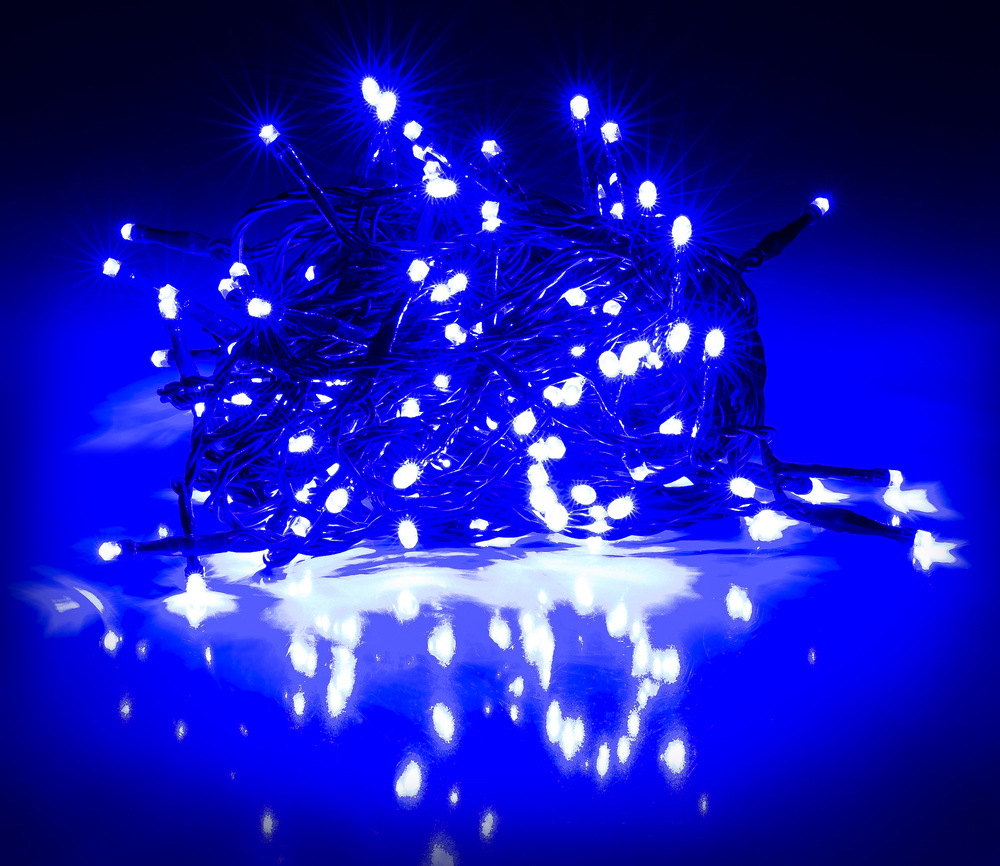 Vianočné osvetlenie RETLUX RXL 305, reťaz, 150 LED, 15 m, modrá
