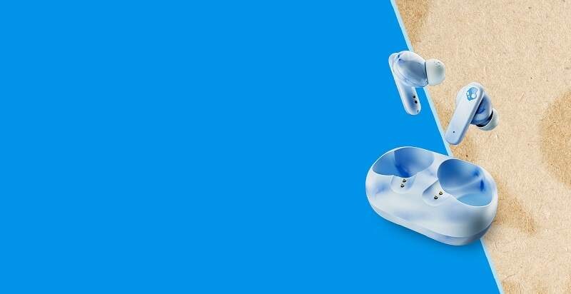 Slúchadlá Skullcandy ECO Buds, TWS modrá