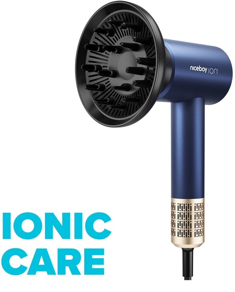 Fén Niceboy AirSonic ELITE modrý Fén Niceboy AirSonic ELITE modrý