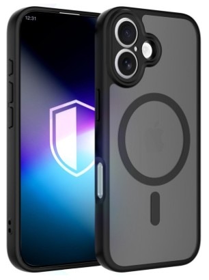 Kryt na mobil 3mk Misty MagCase na Apple iPhone 16 - čierny