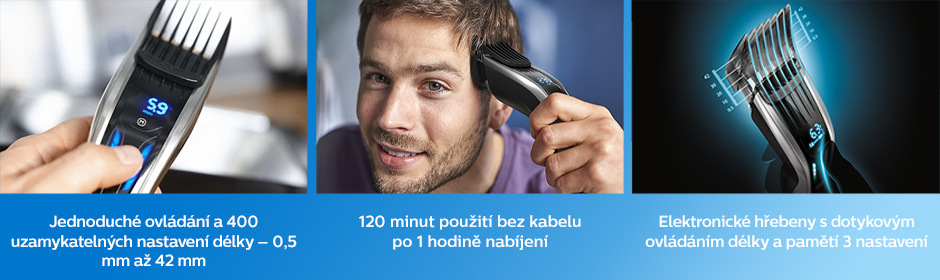Zastrihávač vlasov Philips Hairclipper series 9000 HC9450/15 čierny Zastrihávač vlasov Philips Hairclipper series 9000 HC9450/15 čierny