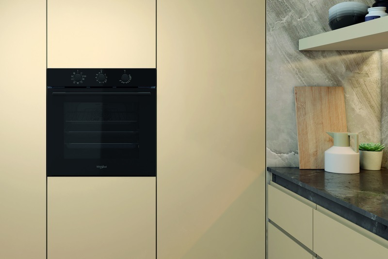 Rúra Whirlpool New Actual OMK38HU0B čierna Teplovzdušná vstavaná rúra Whirlpool OMK38HU0B, čierna. dizajn